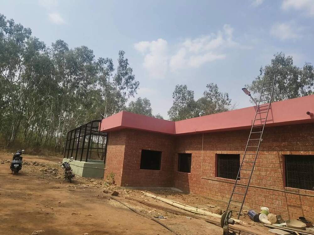 Holding rooms and paddocks